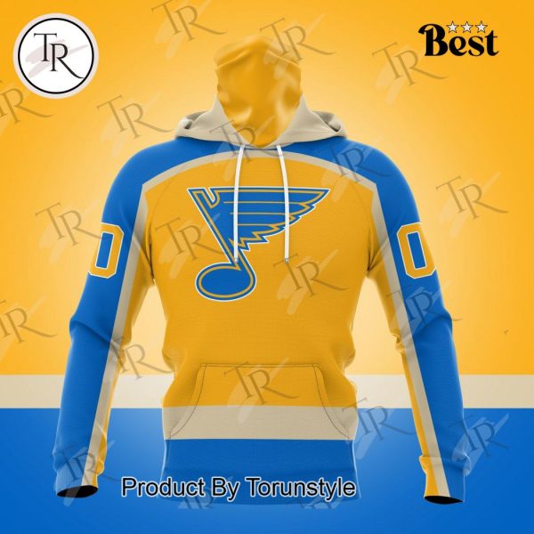 NHL St. Louis Blues Special Colour Rush Design Hoodie