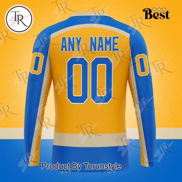 NHL St. Louis Blues Special Colour Rush Design Hoodie