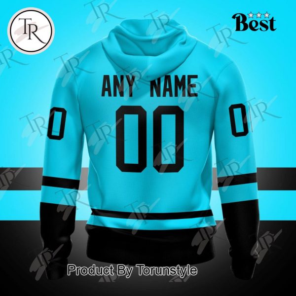 NHL Tampa Bay Lightning Special Colour Rush Design Hoodie