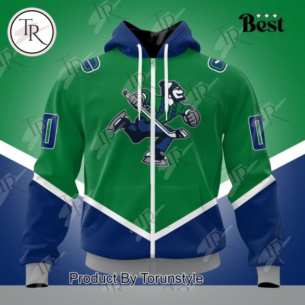 NHL Vancouver Canucks Special Colour Rush Design Hoodie