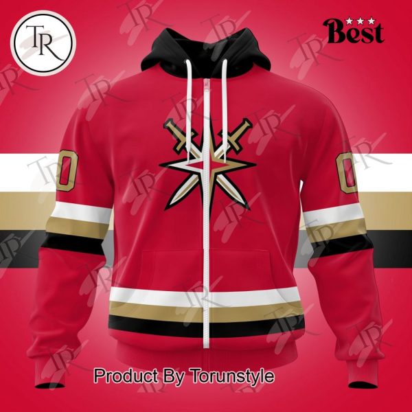 NHL Vegas Golden Knights Special Colour Rush Design Hoodie