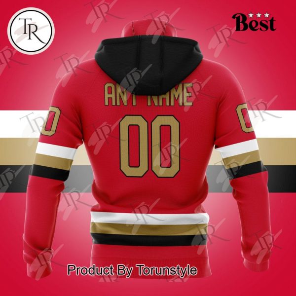 NHL Vegas Golden Knights Special Colour Rush Design Hoodie