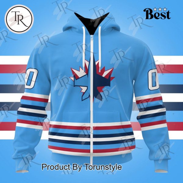 NHL Winnipeg Jets Special Colour Rush Design Hoodie