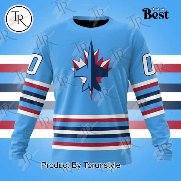 NHL Winnipeg Jets Special Colour Rush Design Hoodie