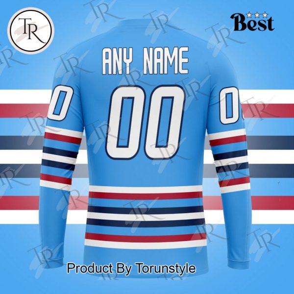 NHL Winnipeg Jets Special Colour Rush Design Hoodie