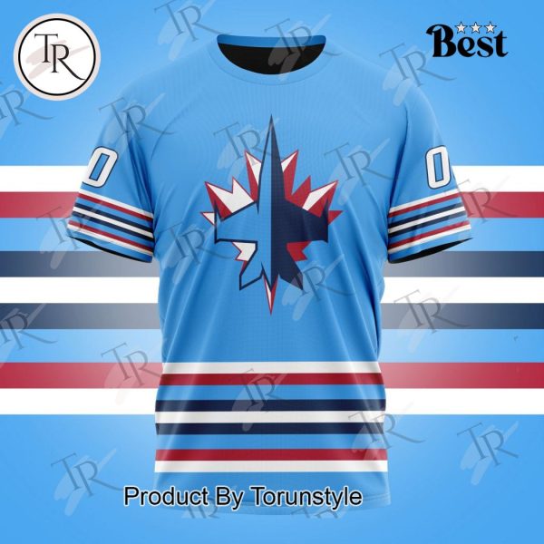 NHL Winnipeg Jets Special Colour Rush Design Hoodie