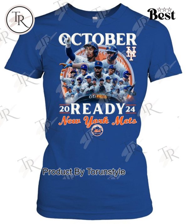 2024 October Ready New York Mets T-Shirt