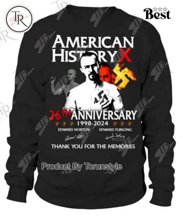 American History 26th Anniversary 1998-2024 Thank You For The Memories T-Shirt