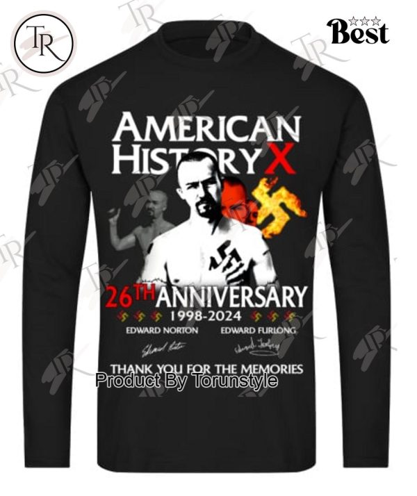 American History 26th Anniversary 1998-2024 Thank You For The Memories T-Shirt