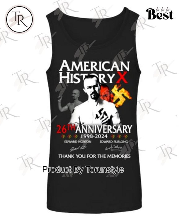 American History 26th Anniversary 1998-2024 Thank You For The Memories T-Shirt