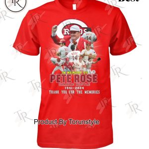 Legends Bench & Rose Cincinnati Reds Thank You For The Memories T-Shirt