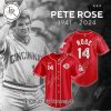 Thanks for the memories, Pete Rose Baseball Jersey – White