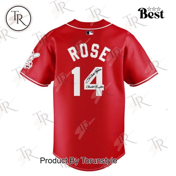 Thanks for the memories, Pete Rose Baseball Jersey – Red