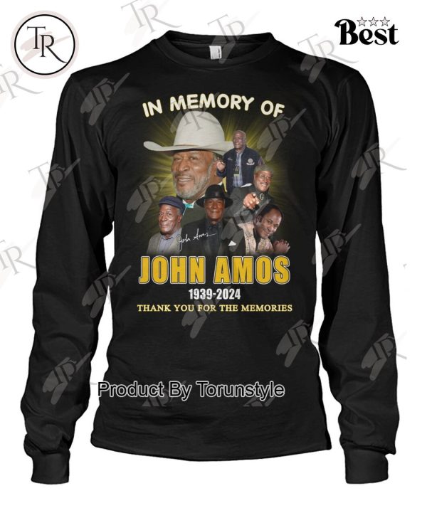 In Memory Of John Amos 1939-2024 Thank You For The Memories T-Shirt