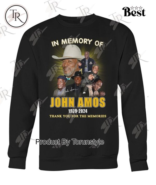 In Memory Of John Amos 1939-2024 Thank You For The Memories T-Shirt