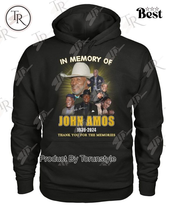 In Memory Of John Amos 1939-2024 Thank You For The Memories T-Shirt