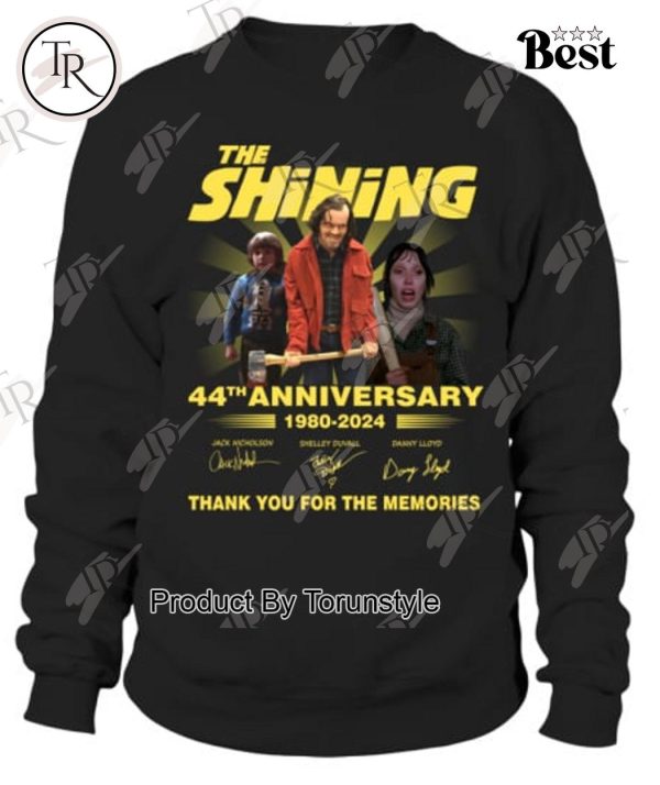 The Shining 44th Anniversary 1980-2024 Thank You For The Memories T-Shirt