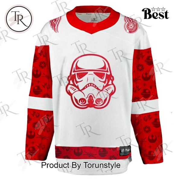 2024 Detroit Red Wings x Star Wars Night Custom Hoodie