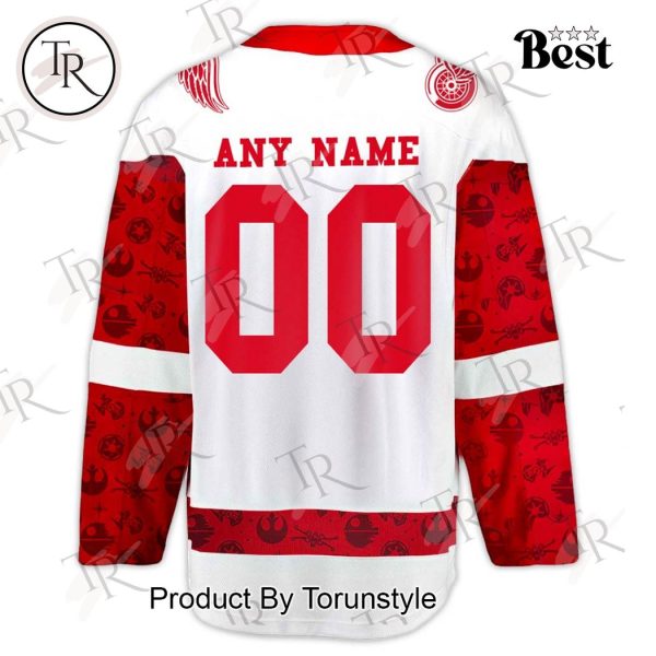 2024 Detroit Red Wings x Star Wars Night Custom Hoodie