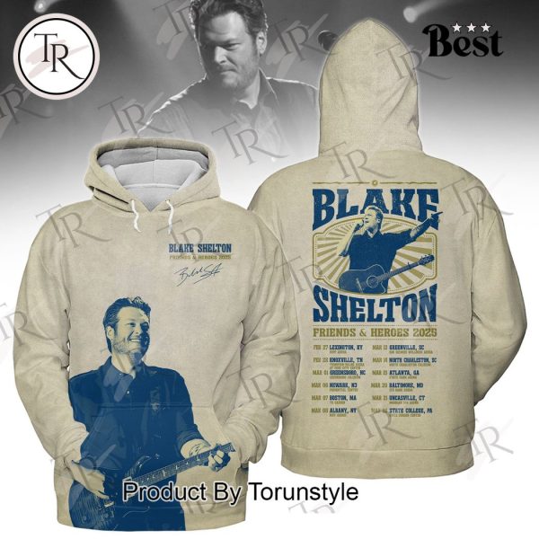 Blake Shelton Friends & Heroes 2025 Hoodie