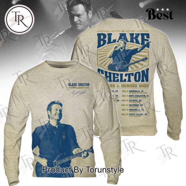 Blake Shelton Friends & Heroes 2025 Hoodie