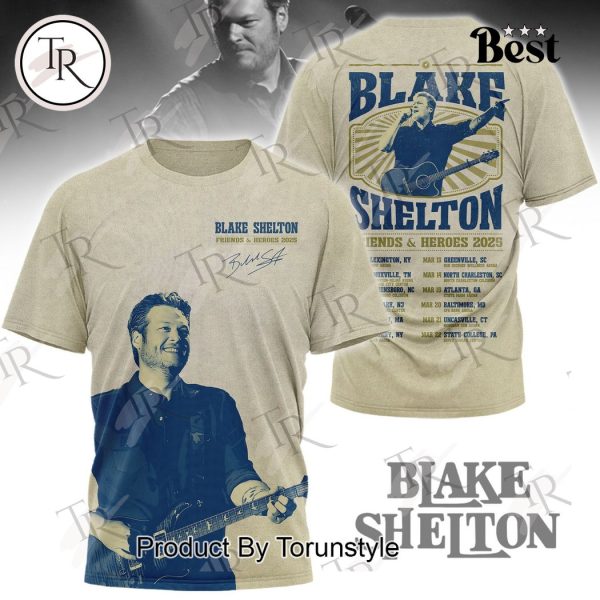 Blake Shelton Friends & Heroes 2025 Hoodie