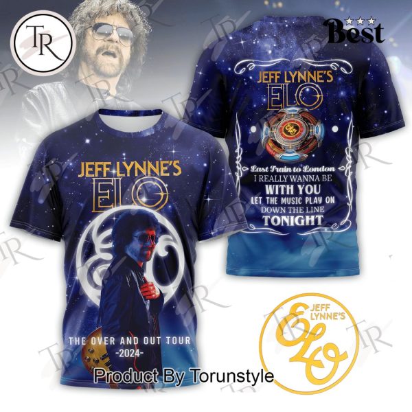 Jeff Lynne’s Elo The Over And Out Tour 2024 T-Shirt