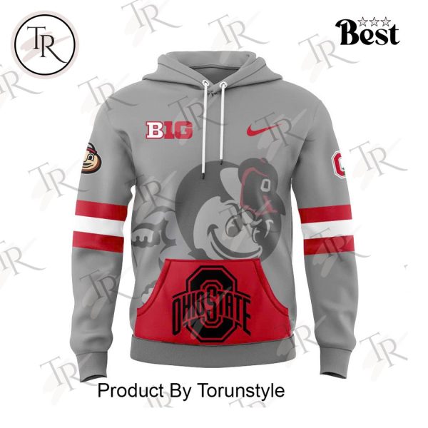 Ohio State Buckeyes Gray Game Hoodie