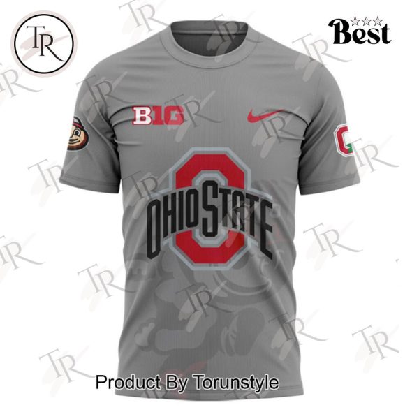 Ohio State Buckeyes Gray Game Hoodie