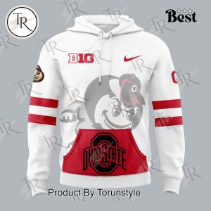 Ohio State Buckeyes White Game Hoodie