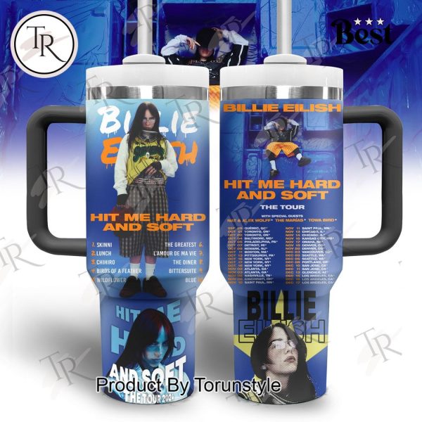 Billie Eilish Hit Me Hard And Soft The Tour 40oz Tumbler