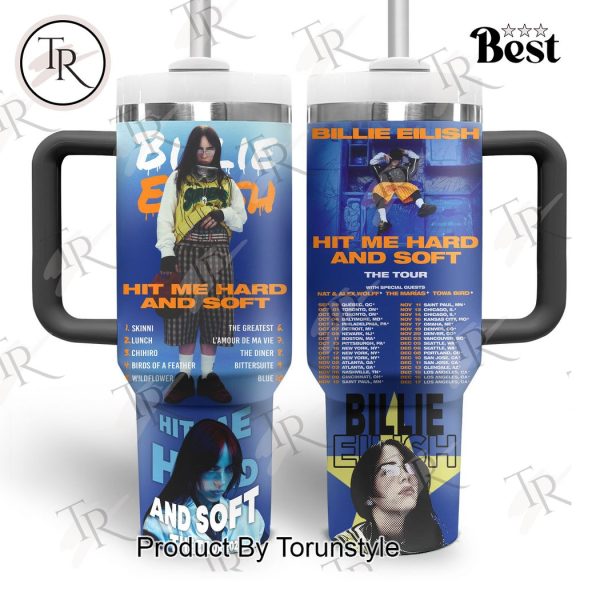 Billie Eilish Hit Me Hard And Soft The Tour 40oz Tumbler