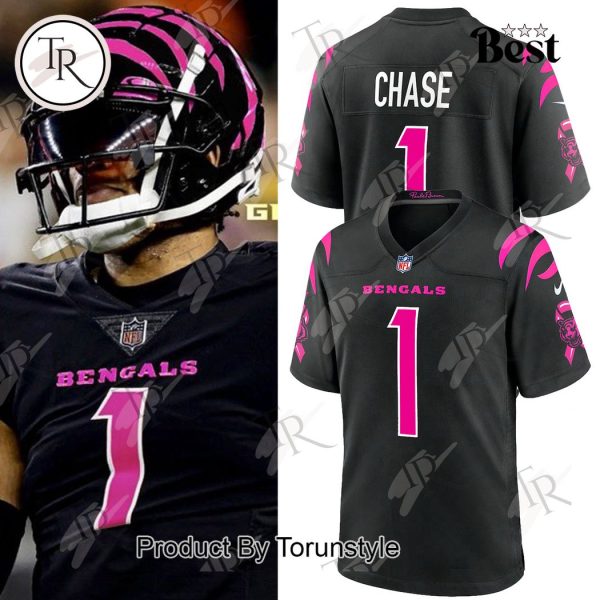 Cincinnati Bengals Breast Cancer Hoodie 2024