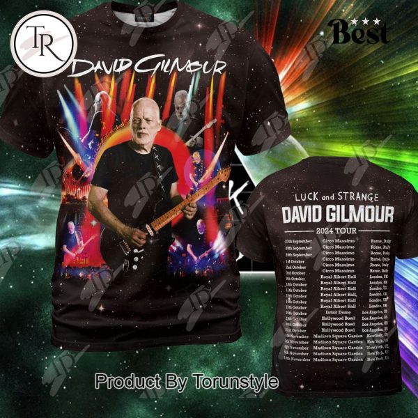 Luck And Strange David Gilmour 2024 Tour Pink Floyd T-Shirt