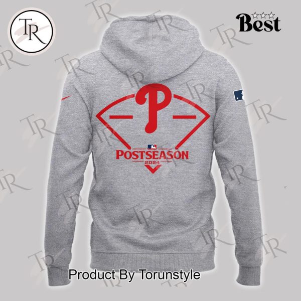 Philadelphia Phillies Red October Fightin’ Phils Hoodie – Grey