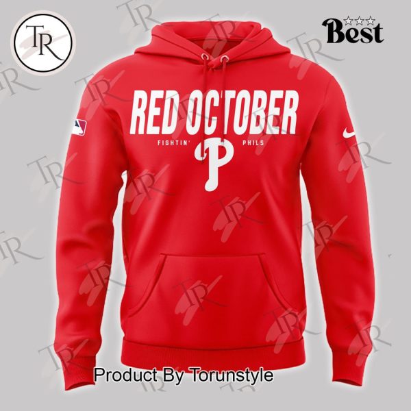 Philadelphia Phillies Red October Fightin’ Phils Hoodie – Red