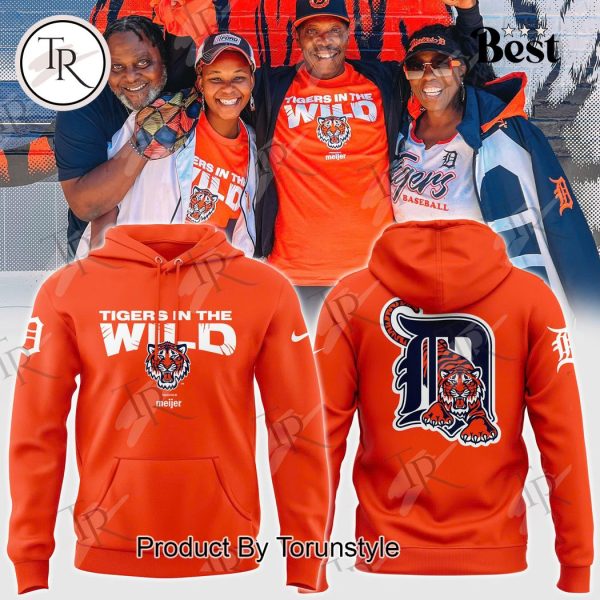 Tigers In The Wild 2024 Detroit Tigers Hoodie