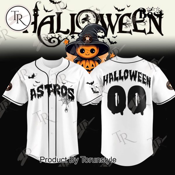 Houston Astros Halloween 2024 Baseball Jersey Custom Name and Number