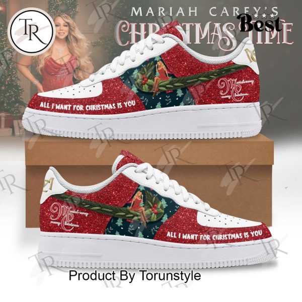 Mariah Carey’s Christmas Time Air Force 1 Sneakers