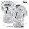 NFL Arizona Cardinals Personalized Name And Number 2024 Salute To Service Limited Jersey – Arctic Camo