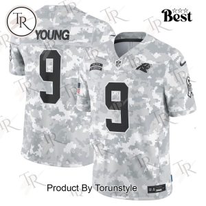 NFL Carolina Panthers Personalized Name And Number 2024 Salute To Service Limited Jersey – Arctic Camo