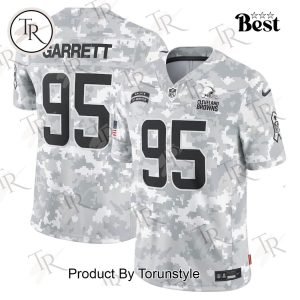 NFL Cleveland Browns Personalized Name And Number 2024 Salute To Service Limited Jersey – Arctic Camo