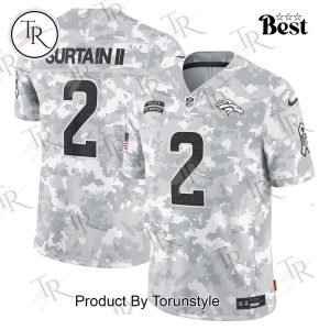 NFL Denver Broncos Personalized Name And Number 2024 Salute To Service Limited Jersey – Arctic Camo