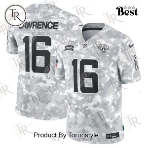 NFL Jacksonville Jaguars Personalized Name And Number 2024 Salute To Service Limited Jersey – Arctic Camo