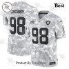 NFL Los Angeles Chargers Personalized Name And Number 2024 Salute To Service Limited Jersey – Arctic Camo