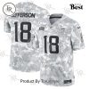 NFL New England Patriots Personalized Name And Number 2024 Salute To Service Limited Jersey – Arctic Camo