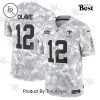 NFL New York Giants Personalized Name And Number 2024 Salute To Service Limited Jersey – Arctic Camo