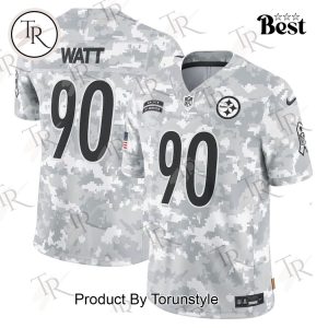 NFL Pittsburgh Steelers Personalized Name And Number 2024 Salute To Service Limited Jersey – Arctic Camo