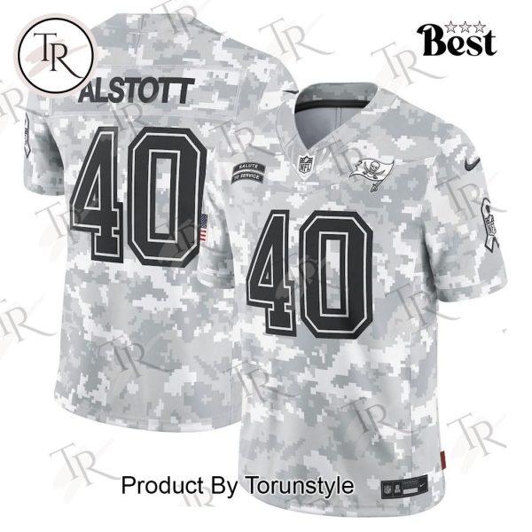 NFL Tampa Bay Buccaneers Personalized Name And Number 2024 Salute To Service Limited Jersey – Arctic Camo