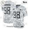 NFL Washington Commanders Personalized Name And Number 2024 Salute To Service Limited Jersey – Arctic Camo